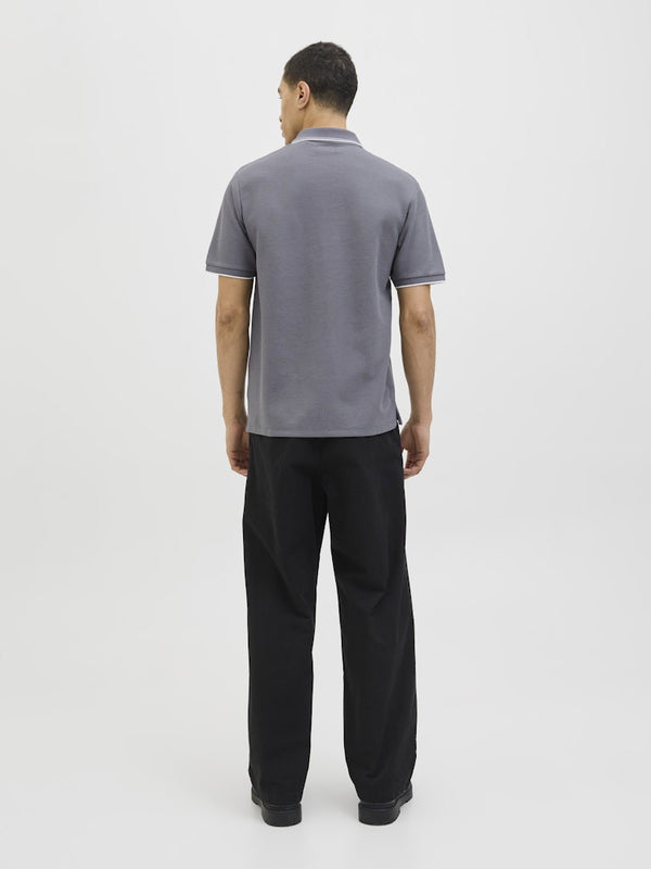 Jack & Jones JJEAustin Polo Shirt | Recycled Cotton Blend | Men's Short Sleeve Polo - Borderland Muff