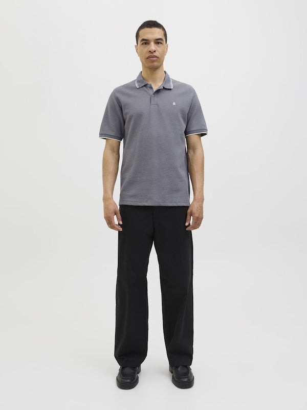 Jack & Jones JJEAustin Polo Shirt | Recycled Cotton Blend | Men's Short Sleeve Polo - Borderland Muff