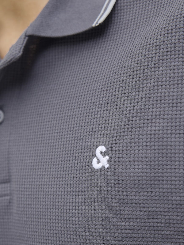 Jack & Jones JJEAustin Polo Shirt | Recycled Cotton Blend | Men's Short Sleeve Polo - Borderland Muff