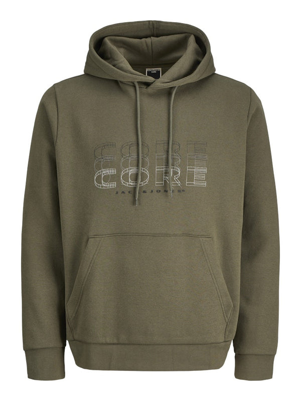 Jack & Jones JJESOHO Hoodie | Relaxed Fit Organic Cotton Sweatshirt for Men - Borderland Muff