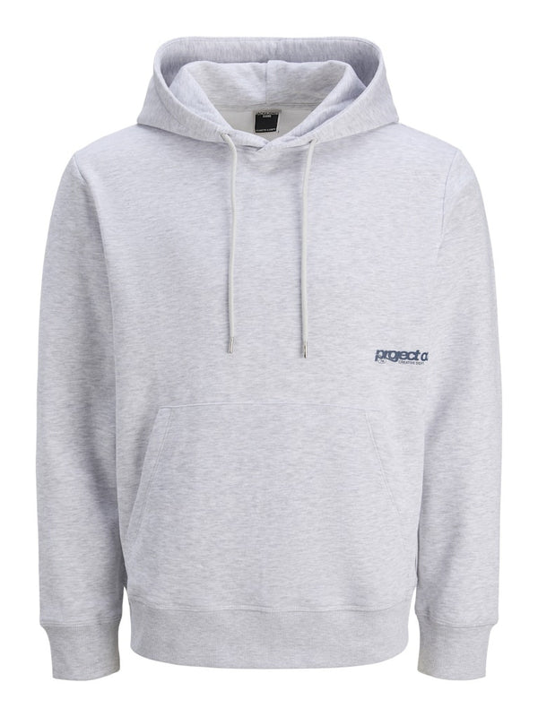 Jack & Jones JCO Union Minimal Print Hoodie | Relaxed Fit Pullover for Teens & Men - Borderland Muff
