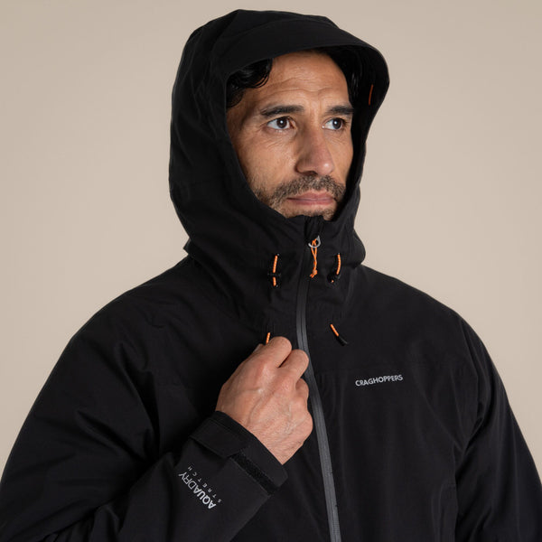 Craghoppers Men's Ponsa Waterproof Trail Jacket | Breathable, Windproof Hiking Shell | Borderland Muff - Borderland Muff
