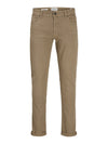 JACK & JONES JPSTGLENN Ethan Slim Fit Chino Trousers | Mid-Rise Smart-Casual Pants - Borderland Muff