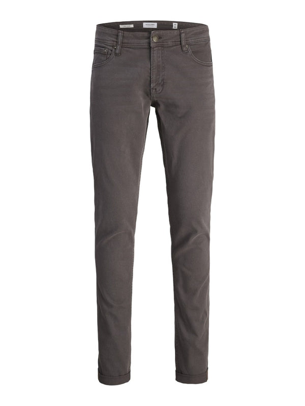 JACK & JONES JPSTGLENN Ethan Slim Fit Chino Trousers | Mid-Rise Smart-Casual Pants - Borderland Muff