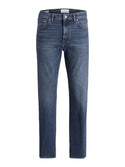 Jack & Jones JJICHRIS JJCLASSIC 440 Men's Relaxed Fit Jeans – Blue Denim | Organic Cotton - Borderland Muff
