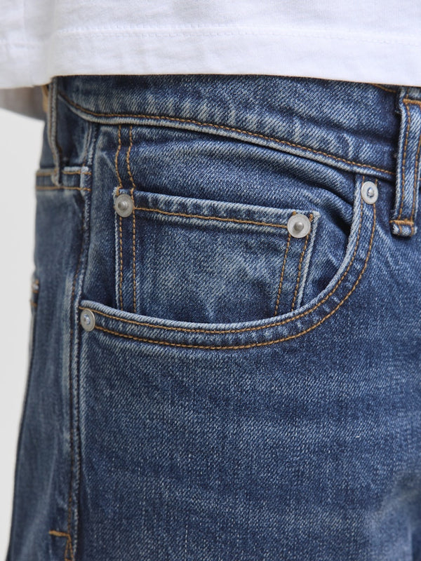 Jack & Jones JJICHRIS JJCLASSIC 440 Men's Relaxed Fit Jeans – Blue Denim | Organic Cotton - Borderland Muff