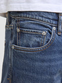 Jack & Jones JJICHRIS JJCLASSIC 440 Men's Relaxed Fit Jeans – Blue Denim | Organic Cotton - Borderland Muff