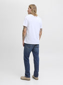 Jack & Jones JJICHRIS JJCLASSIC 440 Men's Relaxed Fit Jeans – Blue Denim | Organic Cotton - Borderland Muff