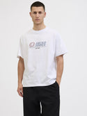 Jack & Jones JCOTIER Men's Front Print T-Shirt | Relaxed Fit Cotton Tee - Borderland Muff