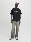 Jack & Jones JCOTIER Men's Front Print T-Shirt | Relaxed Fit Cotton Tee - Borderland Muff