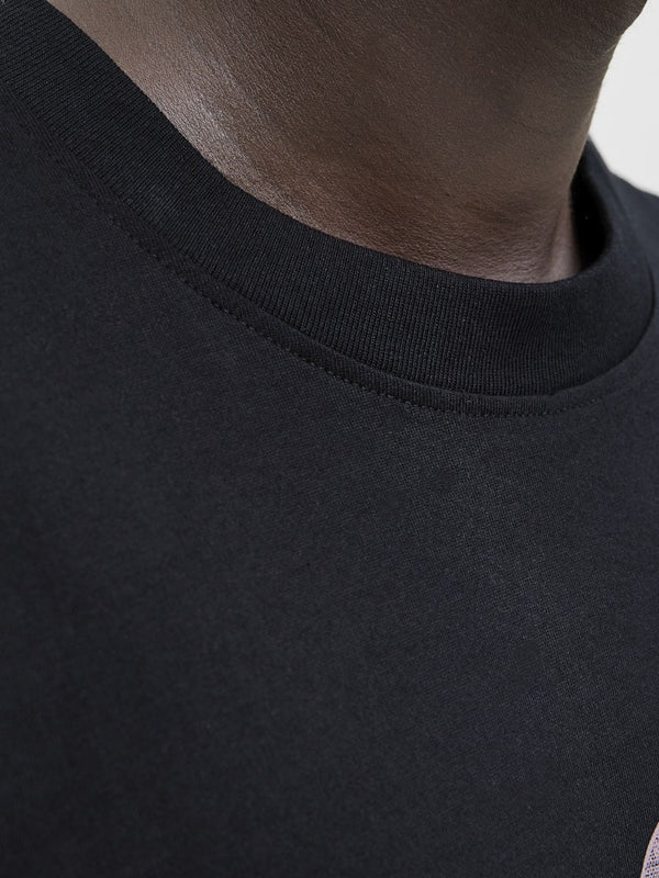 Jack & Jones JCOTIER Men's Front Print T-Shirt | Relaxed Fit Cotton Tee - Borderland Muff