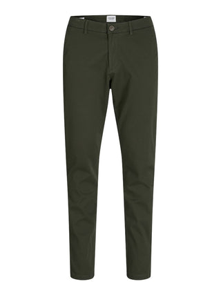 Jack & Jones JPSTMARCO BOWIE Slim Fit Chinos – Duffel Bag Green | Organic & Recycled Cotton