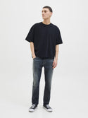 Jack & Jones JJIGLENN JJFOX 497 Slim Fit Men's Jeans – Blue Denim | Organic & Recycled Cotton - Borderland Muff