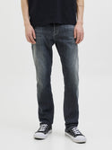 Jack & Jones JJIGLENN JJFOX 497 Slim Fit Men's Jeans – Blue Denim | Organic & Recycled Cotton - Borderland Muff