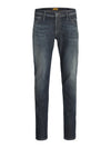 Jack & Jones JJIGLENN JJFOX 497 Slim Fit Men's Jeans – Blue Denim | Organic & Recycled Cotton - Borderland Muff