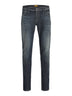 Jack & Jones JJIGLENN JJFOX 497 Slim Fit Men's Jeans – Blue Denim | Organic & Recycled Cotton - Borderland Muff