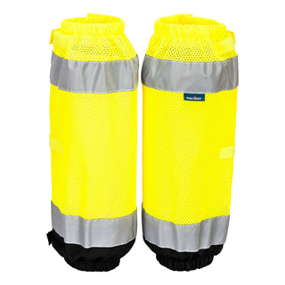 Hi-Vis Contrast Gaiters – Reflective Bands, Adjustable Fit | EN 17353 Type B2 - Borderland Muff
