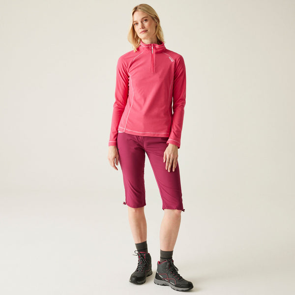 Regatta Montes Women's Lightweight Fleece – Half Zip Midlayer | Recycled Content