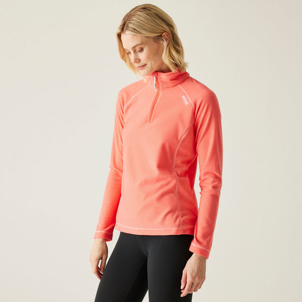 Regatta Montes Women's Lightweight Fleece – Half Zip Midlayer | Recycled Content
