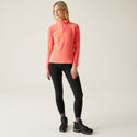 Regatta Montes Women's Lightweight Fleece – Half Zip Midlayer | Recycled Content