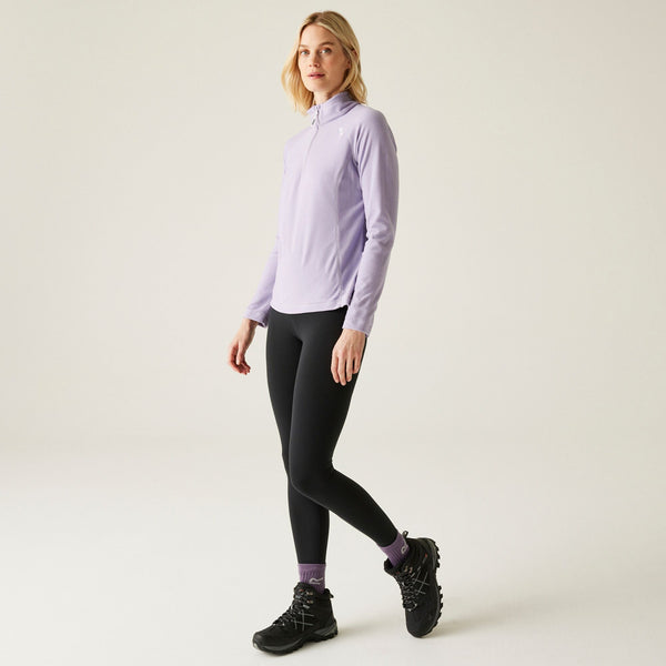 Regatta Montes Women's Lightweight Fleece – Half Zip Midlayer | Recycled Content