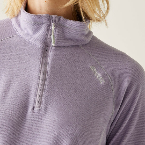 Regatta Montes Women's Lightweight Fleece – Half Zip Midlayer | Recycled Content