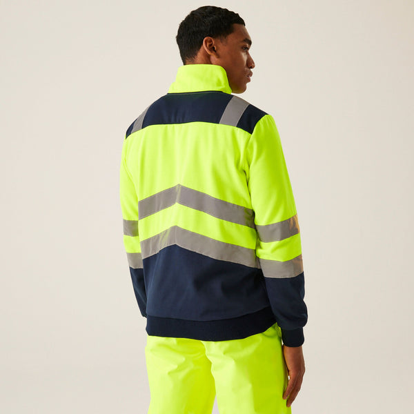 Regatta TRF670 Hi-Vis Quarter Zip Sweatshirt – EN20471 & RIS-3279 Certified