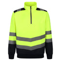 Regatta TRF670 Hi-Vis Quarter Zip Sweatshirt – EN20471 & RIS-3279 Certified
