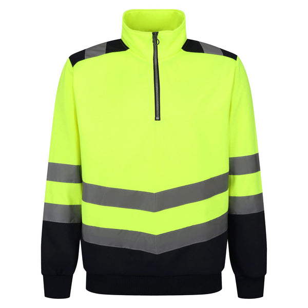 Regatta TRF670 Hi-Vis Quarter Zip Sweatshirt – EN20471 & RIS-3279 Certified