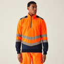 Regatta TRF670 Hi-Vis Quarter Zip Sweatshirt – EN20471 & RIS-3279 Certified
