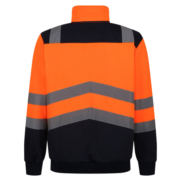 Regatta TRF670 Hi-Vis Quarter Zip Sweatshirt – EN20471 & RIS-3279 Certified
