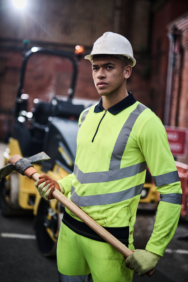 Regatta TRS192 Hi-Vis LS Polo Shirt – EN20471 & RIS-3279 Certified