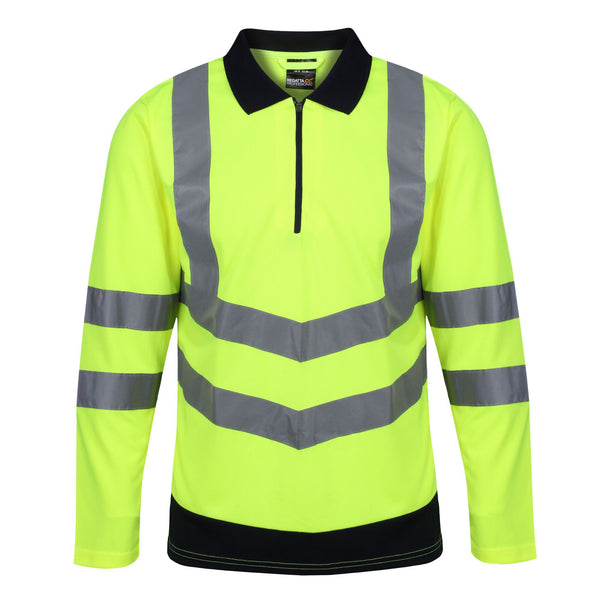 Regatta TRS192 Hi-Vis LS Polo Shirt – EN20471 & RIS-3279 Certified