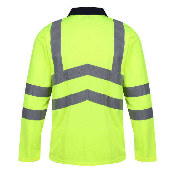 Regatta TRS192 Hi-Vis LS Polo Shirt – EN20471 & RIS-3279 Certified