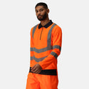 Regatta TRS192 Hi-Vis LS Polo Shirt – EN20471 & RIS-3279 Certified