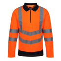 Regatta TRS192 Hi-Vis LS Polo Shirt – EN20471 & RIS-3279 Certified