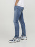 JJIGLENN Slim Fit Low Rise Blue Jeans | Jack & Jones Sustainable Denim - Borderland Muff
