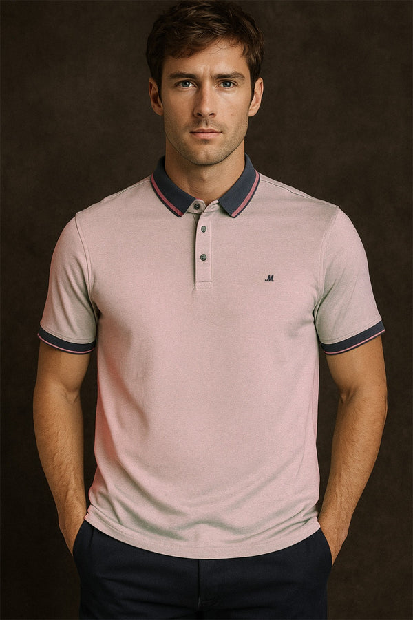 Mineral Men’s Marix Polo Shirt | Classic Cotton Short Sleeve Polo - Borderland Muff