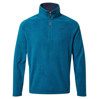 Buy poseidon-blu Craghoppers Corey VI Half Zip Fleece CMA1287 – Recycled Micro Fleece Midlayer