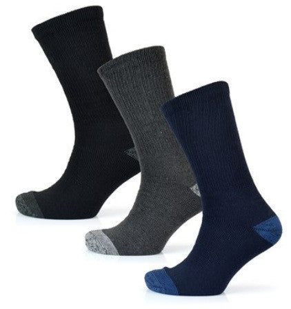 Men’s 3-Pack Big Foot Crew Socks SK631 – Cushioned Work Crew