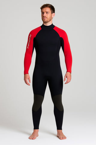 Typhoon Coasteering 5mm Wetsuit – Durable Back Zip Full Suit for Adults - Borderland Muff