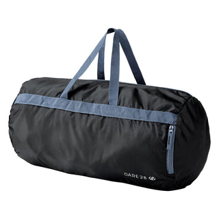 Dare2B Packaway 30 L Duffel Bag DUE462 — black lightweight polyester holdall with packable front pocket


