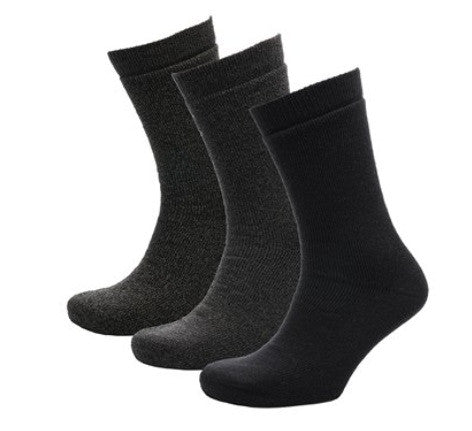 Storm Ridge Men’s Cushioned Boot Socks – 3 Pack (7-11) SK029 - Borderland Muff