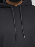 Jack & Jones JJEBRADLEY Plus Size Hoodie | Recycled Polyester Sweatshirt - Borderland Muff