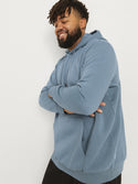 Jack & Jones JJEBRADLEY Plus Size Hoodie | Recycled Polyester Sweatshirt - Borderland Muff