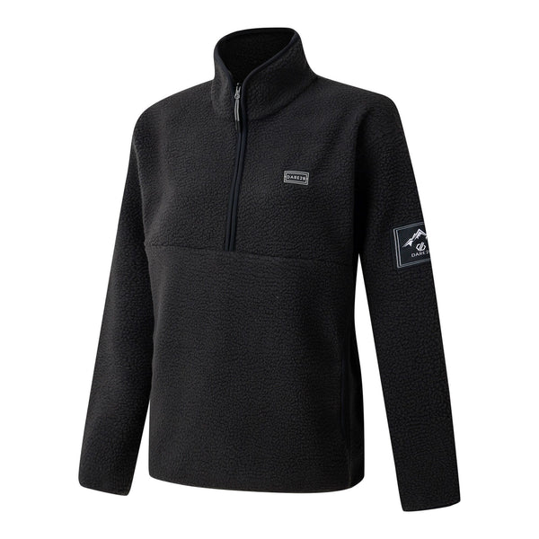 Dare 2b Women’s Slide Out Fleece – Recycled Borg Full Zip Ski Midlayer - Borderland Muff