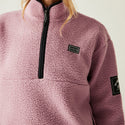 Dare 2b Women’s Slide Out Fleece – Recycled Borg Full Zip Ski Midlayer - Borderland Muff