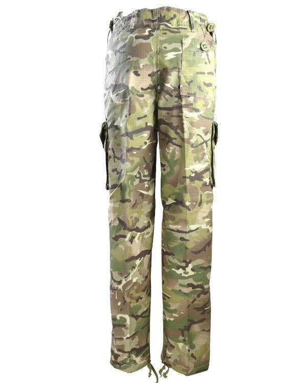 Kombat Kids Camo Trousers – DPM, BTP & BTP Black | Ripstop, 6 Pockets, S95 Army Style - Borderland Muff