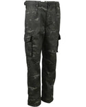 Kombat Kids Camo Trousers – DPM, BTP & BTP Black | Ripstop, 6 Pockets, S95 Army Style - Borderland Muff