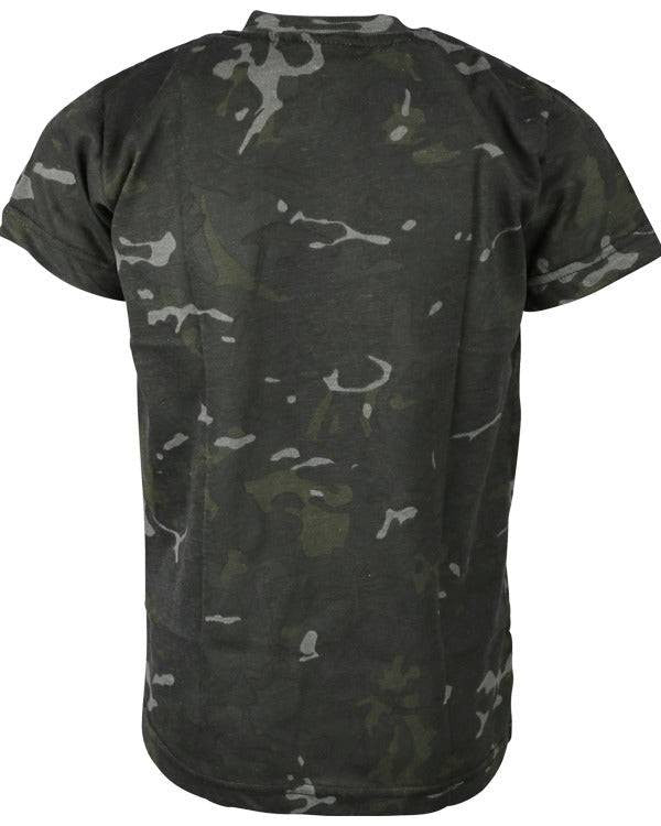 Kombat Kids Camo T-Shirt – DPM, BTP & BTP Black | 50/50 Cotton Polyester, 170g - Borderland Muff